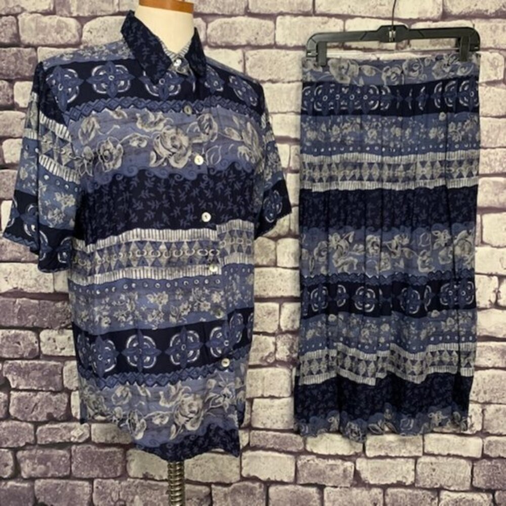 Justin B Jones Skirt & Matching Top Size M/L
